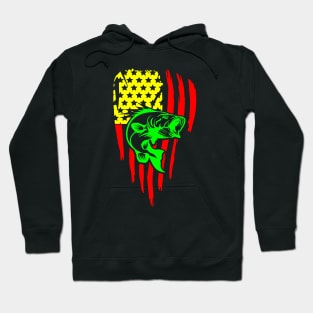 Bass American Flag Rasta Hoodie